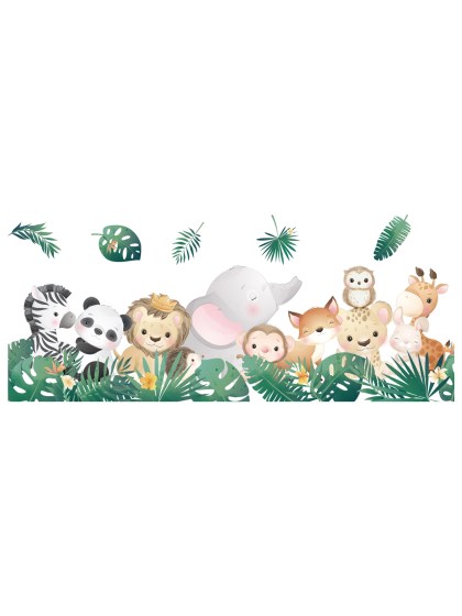 0025495-15576-paidiko-autokollito-toichou-cartoon-forest-animals